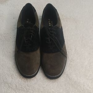 Hush Puppies Brown‎ and Black Oxford Derbys